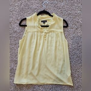EUC Jcrew Acid Yellow Blouse